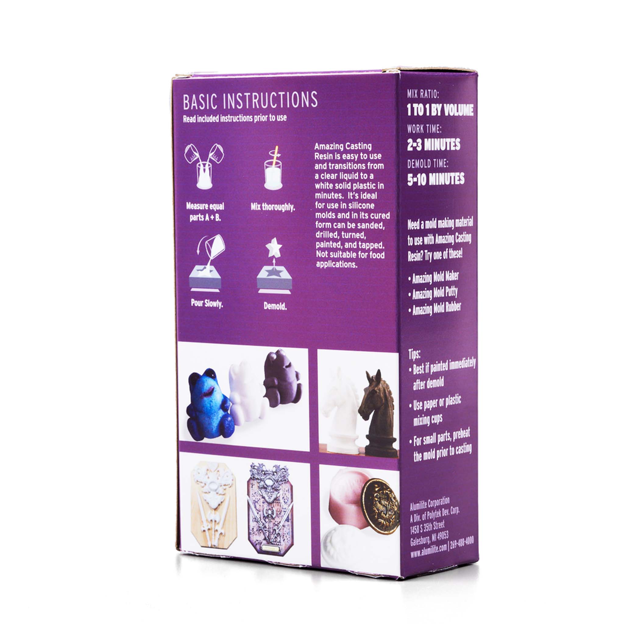 Amazing Casting Resin 10 Minutes, Cures White, 16oz. Kit - Image 3