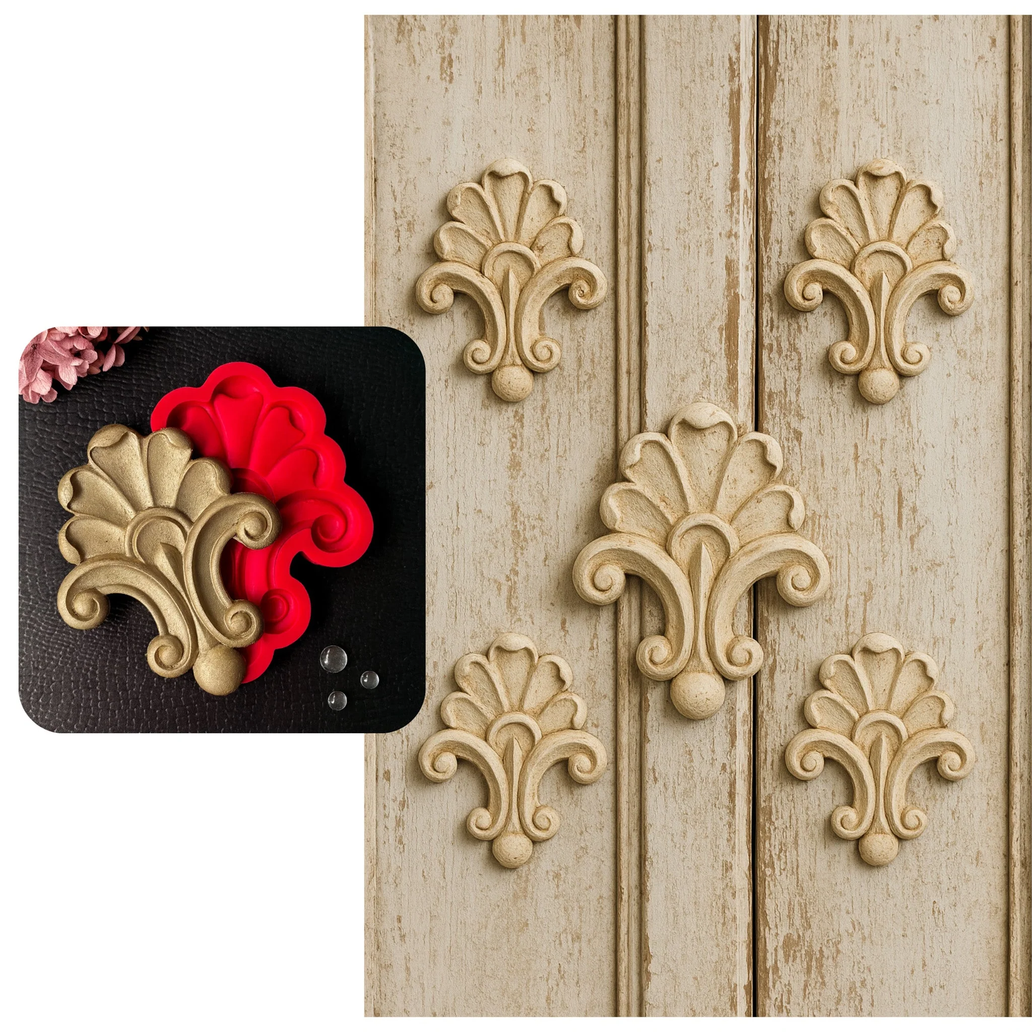 Dadarkar Art - Ornate Silhouette Silicone Mold - Image 3