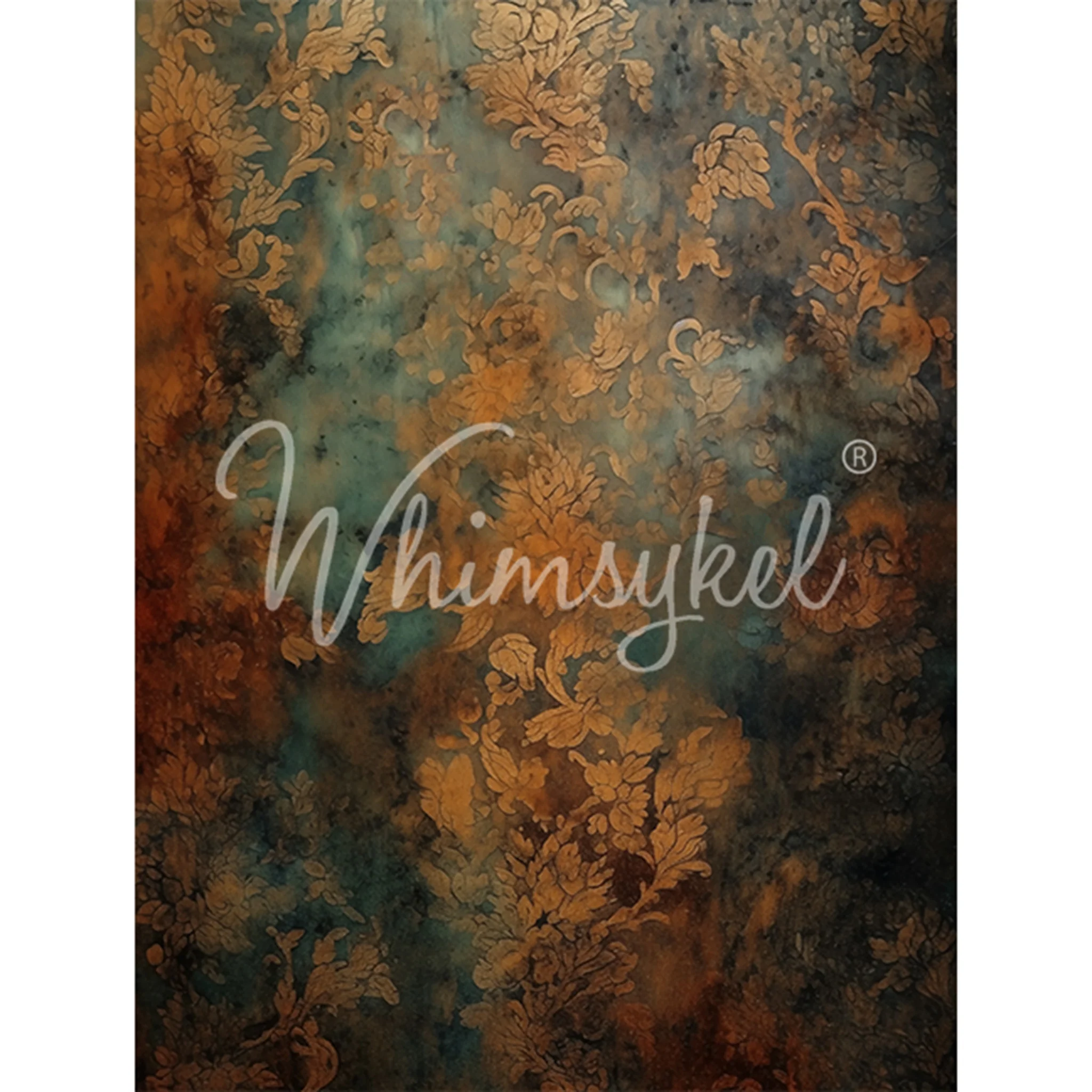 Whimsykel - Baroque Patina Decoupage Paper (21x29 Size) - Image 3