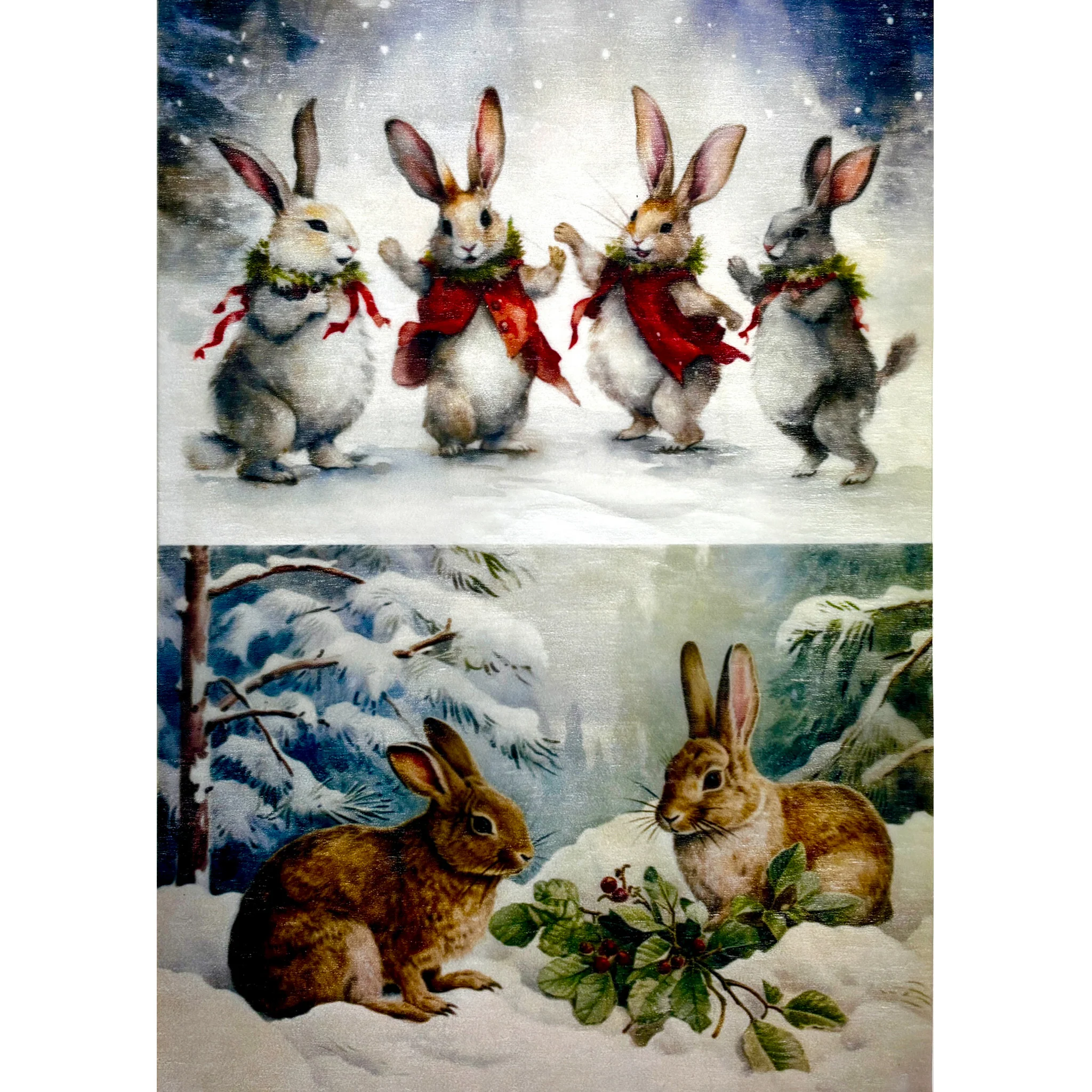 ReDesign with Prima - Bunny Wonderland Decoupage Papers (3 Sheets, A3 Each) - Image 4