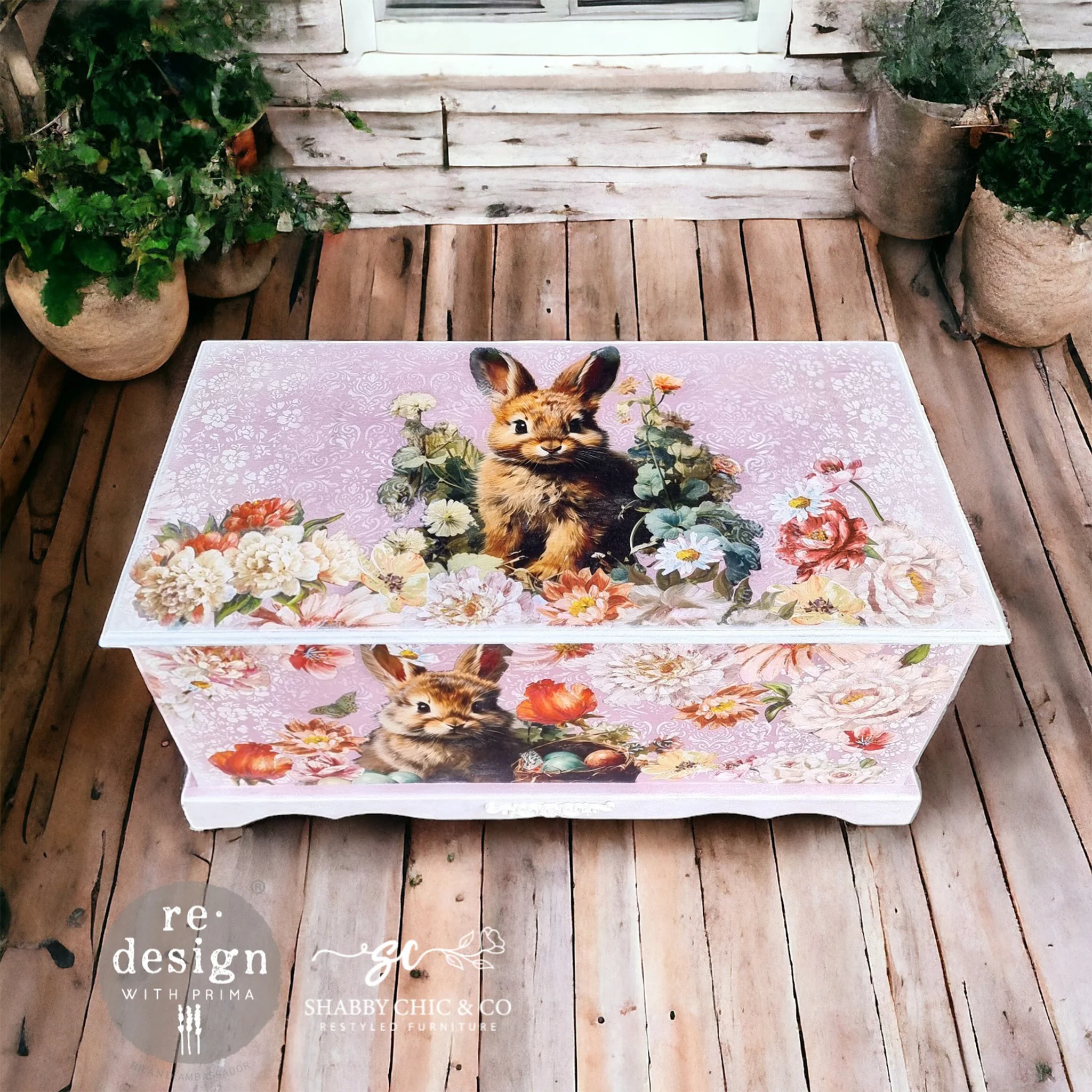 ReDesign with Prima - Dreamy Bunnies Decoupage Papers (3 Sheets, 19.5x30 Each) - Image 3