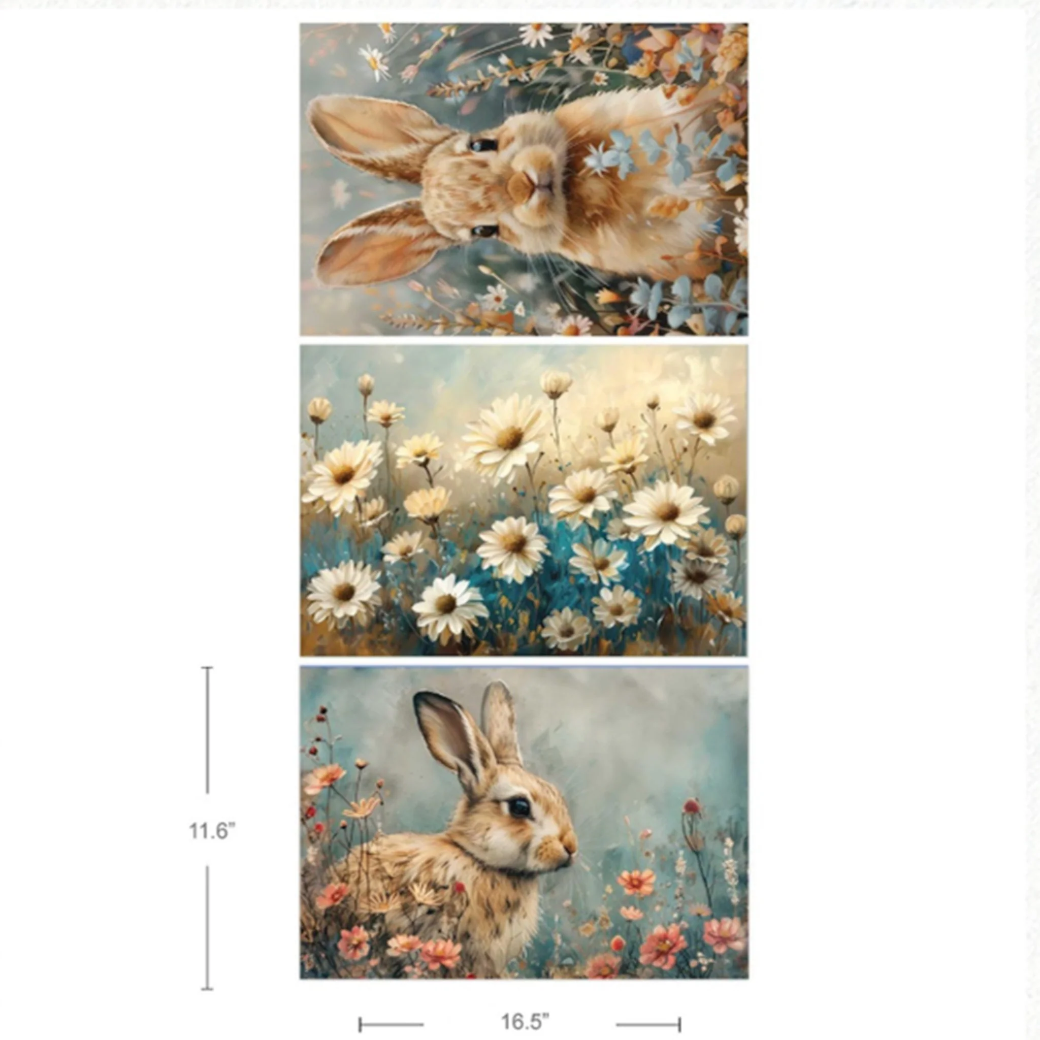 ReDesign with Prima - Garden Bunny Tales Decoupage Papers (3 Sheets; A3) - Image 7