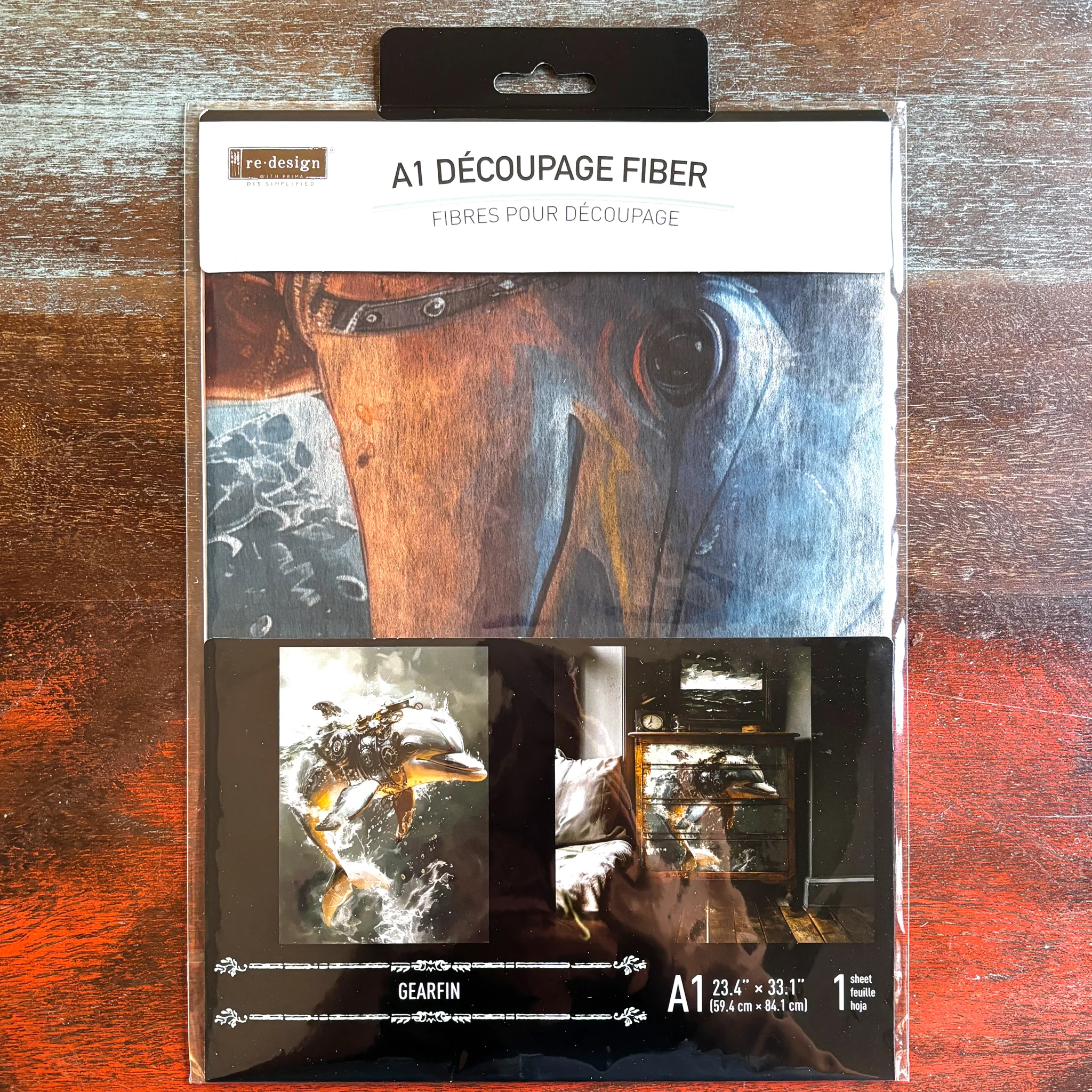 ReDesign with Prima - Gear Fin Decoupage Paper (A1 Size) - Image 4