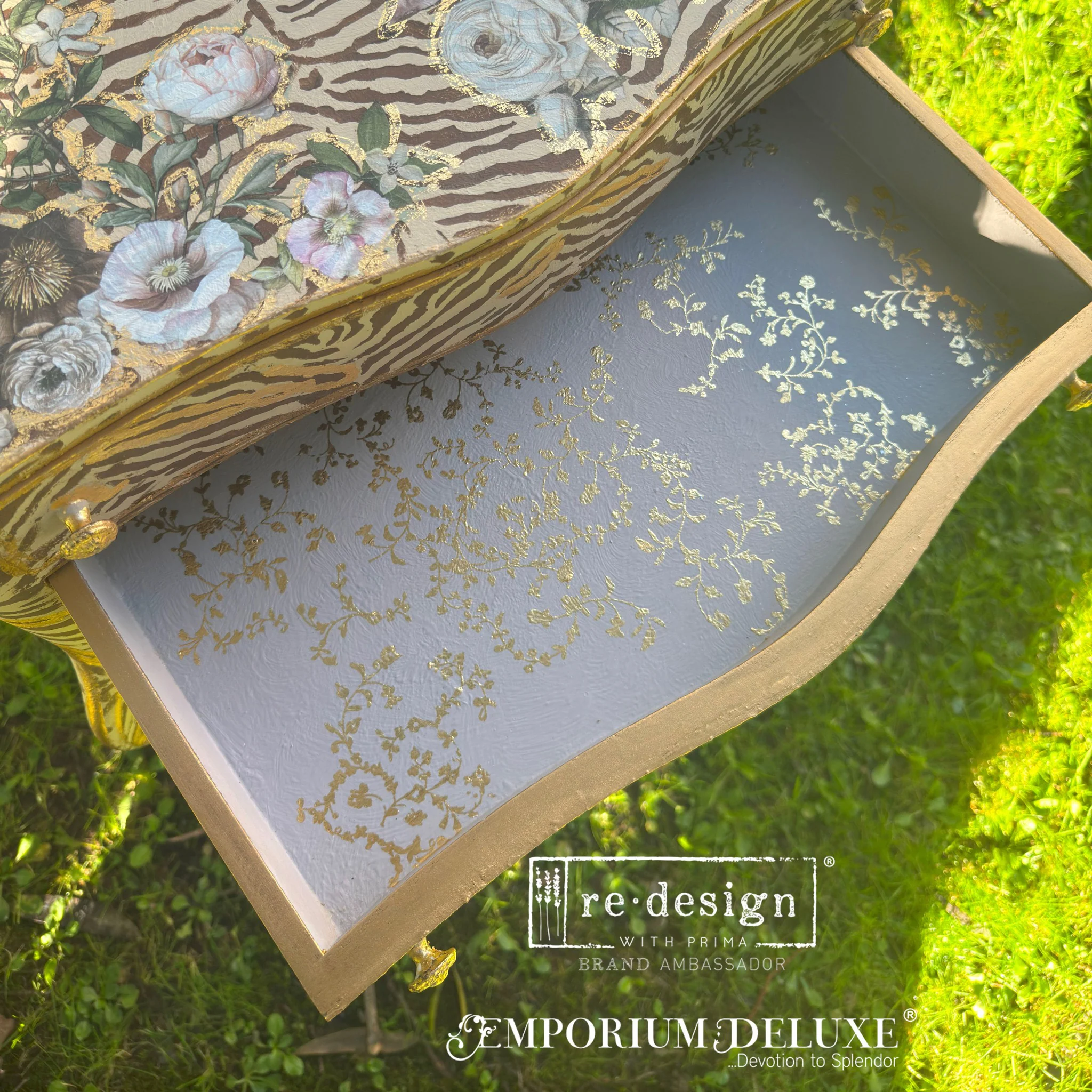 ReDesign with Prima - Vineyard Elegance by KACHA Gold Foil Furniture Transfers (2 Sheets, 8.5x11 Each) - Image 3