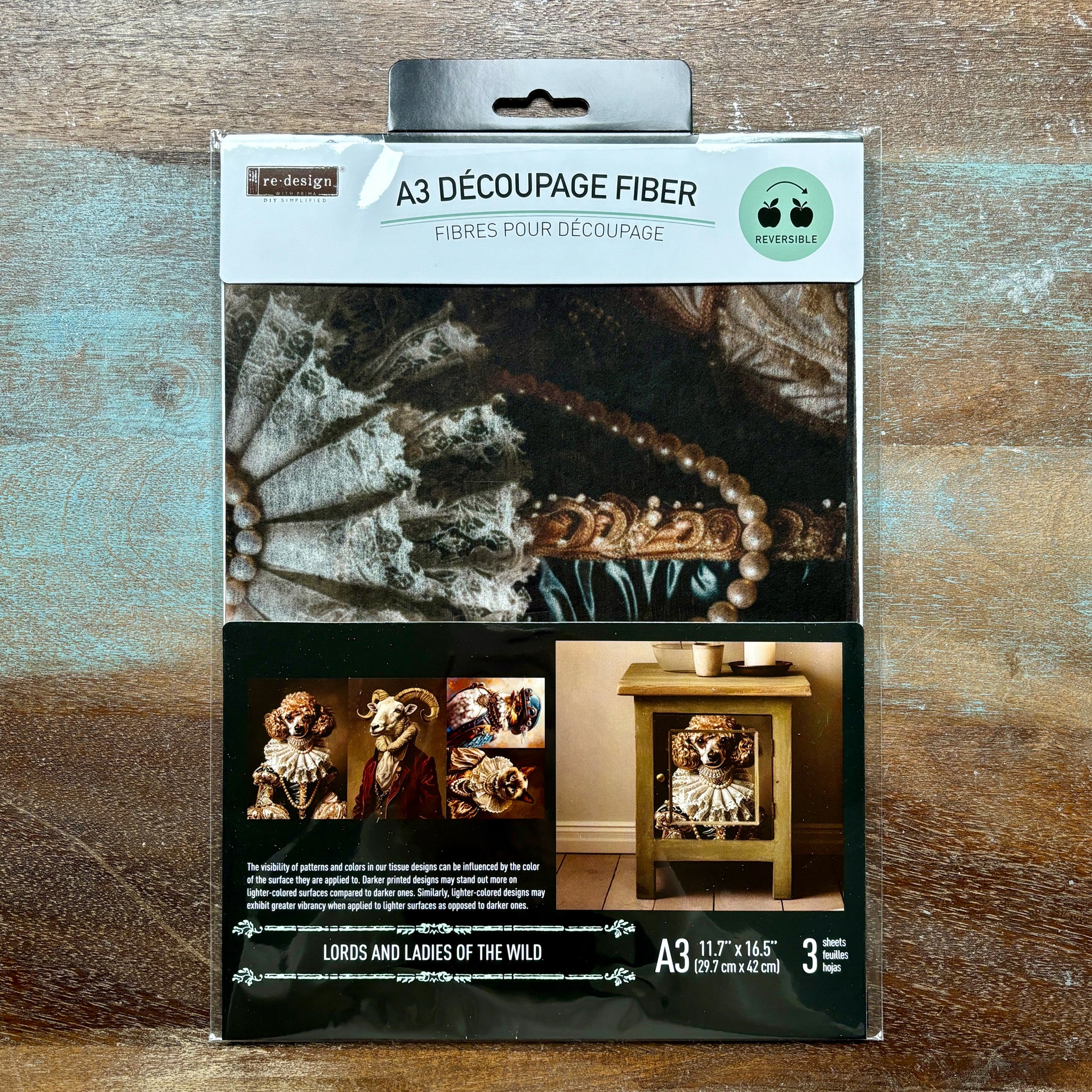 ReDesign with Prima Exclusive - Lords and Ladies Decoupage Papers (3 Sheets, A3 Each) - Image 6