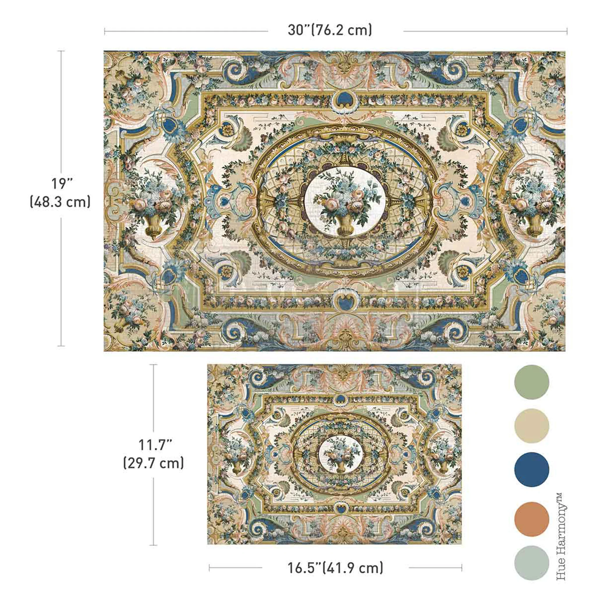 ReDesign with Prima - Serenade in Blue Decoupage Paper Set (Set of 2 Sheets) - Image 4