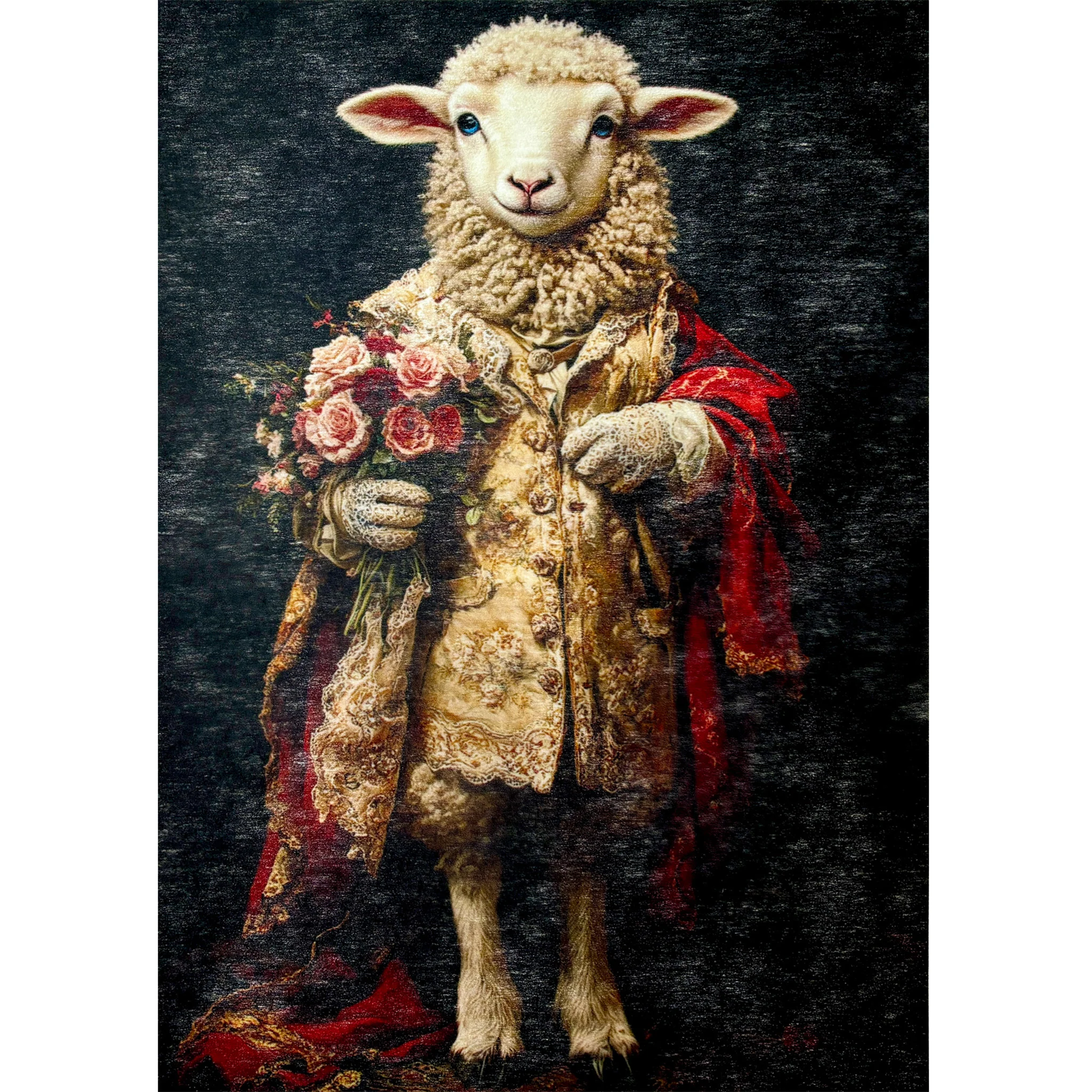 ReDesign with Prima Exclusive - Sheepish Elegance Decoupage Papers (3 Sheets, A3 Each) - Image 5