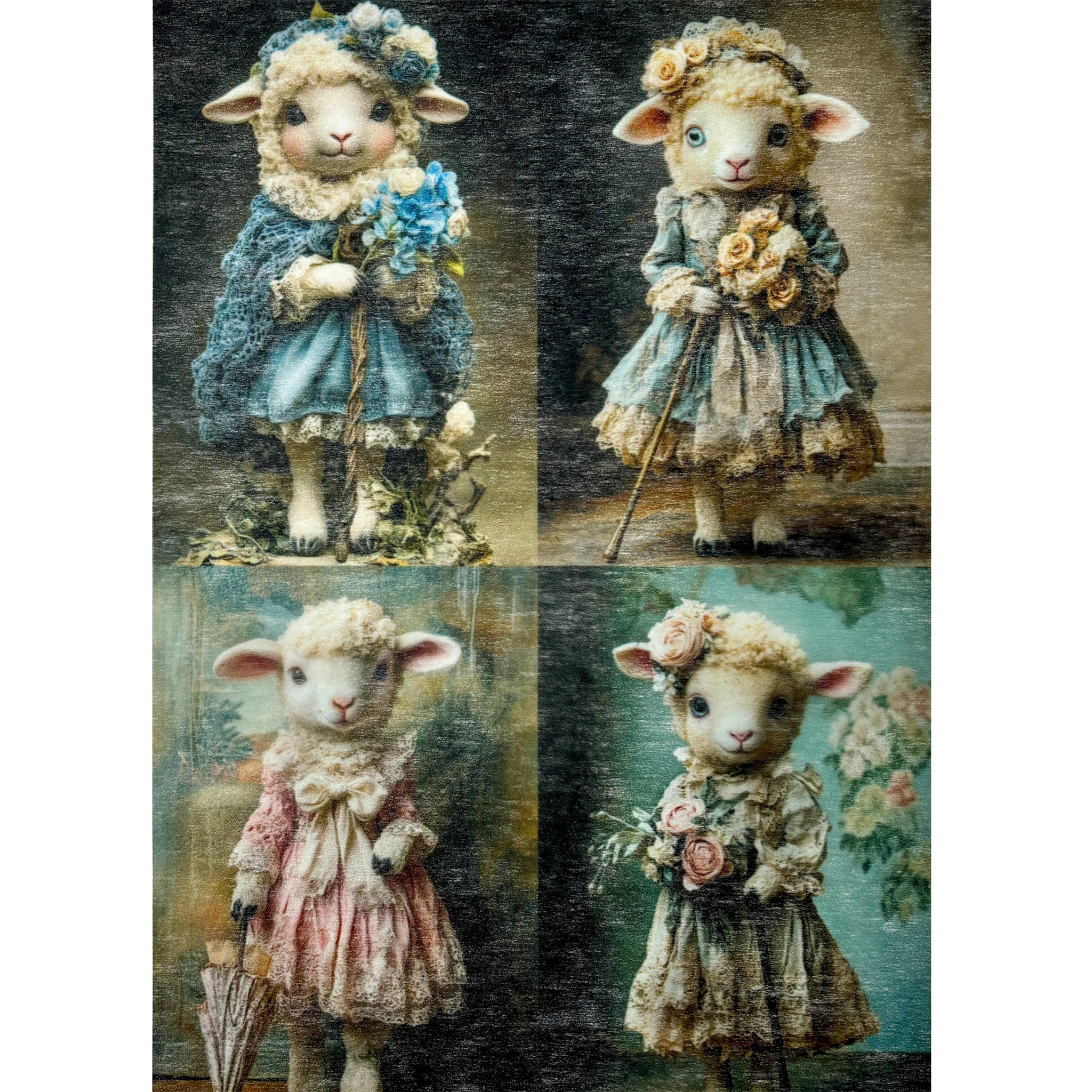 ReDesign with Prima Exclusive - Shepherds Cottage Charm Decoupage Papers (3 Sheets, A3 Each) - Image 5