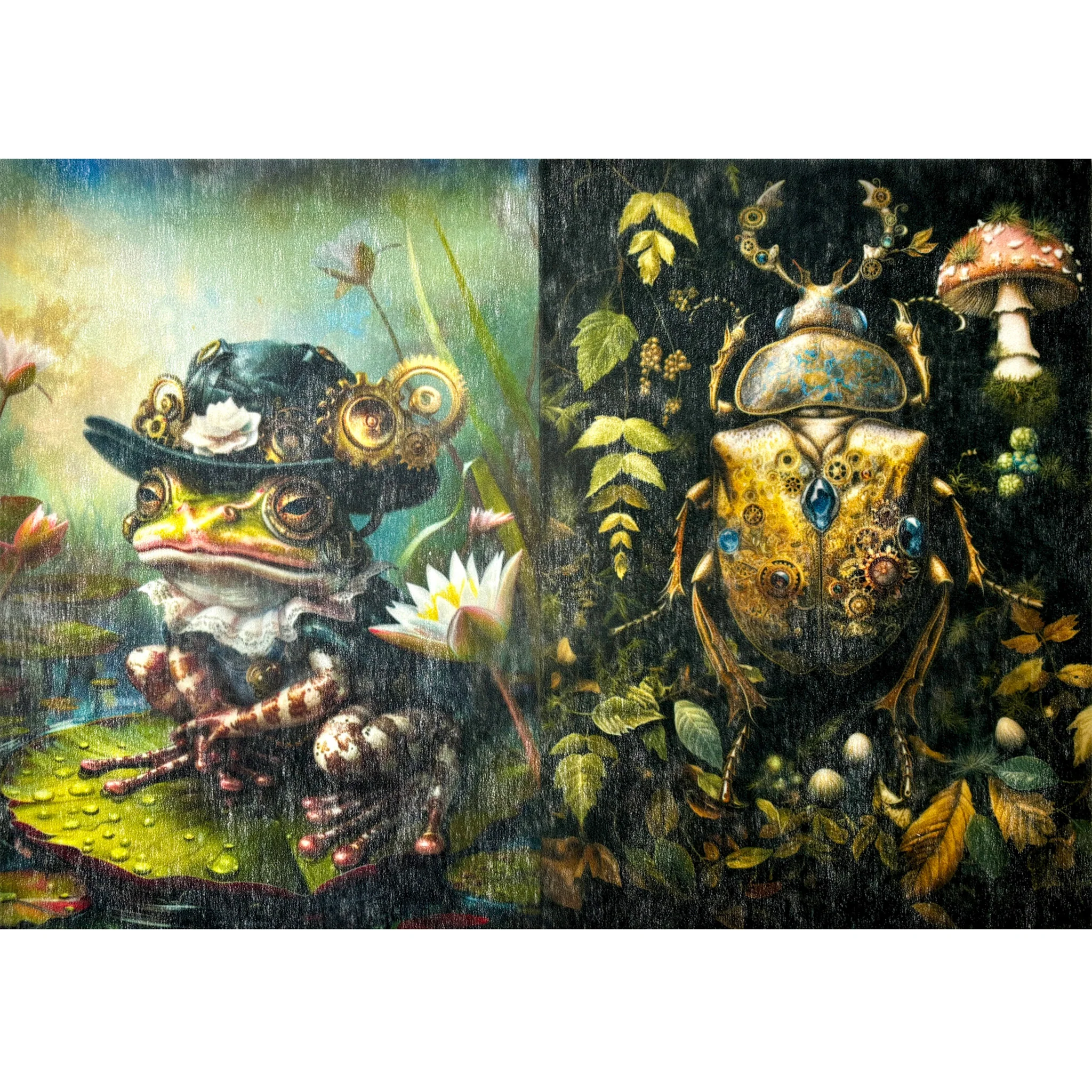 ReDesign with Prima Exclusive - Steampunk Wilderness Decoupage Papers (3 Sheets, A3 Each) - Image 4