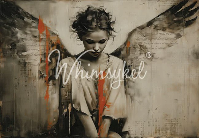 Whimsykel - Unseen Wings Decoupage Paper (21x29 Size) - Image 3
