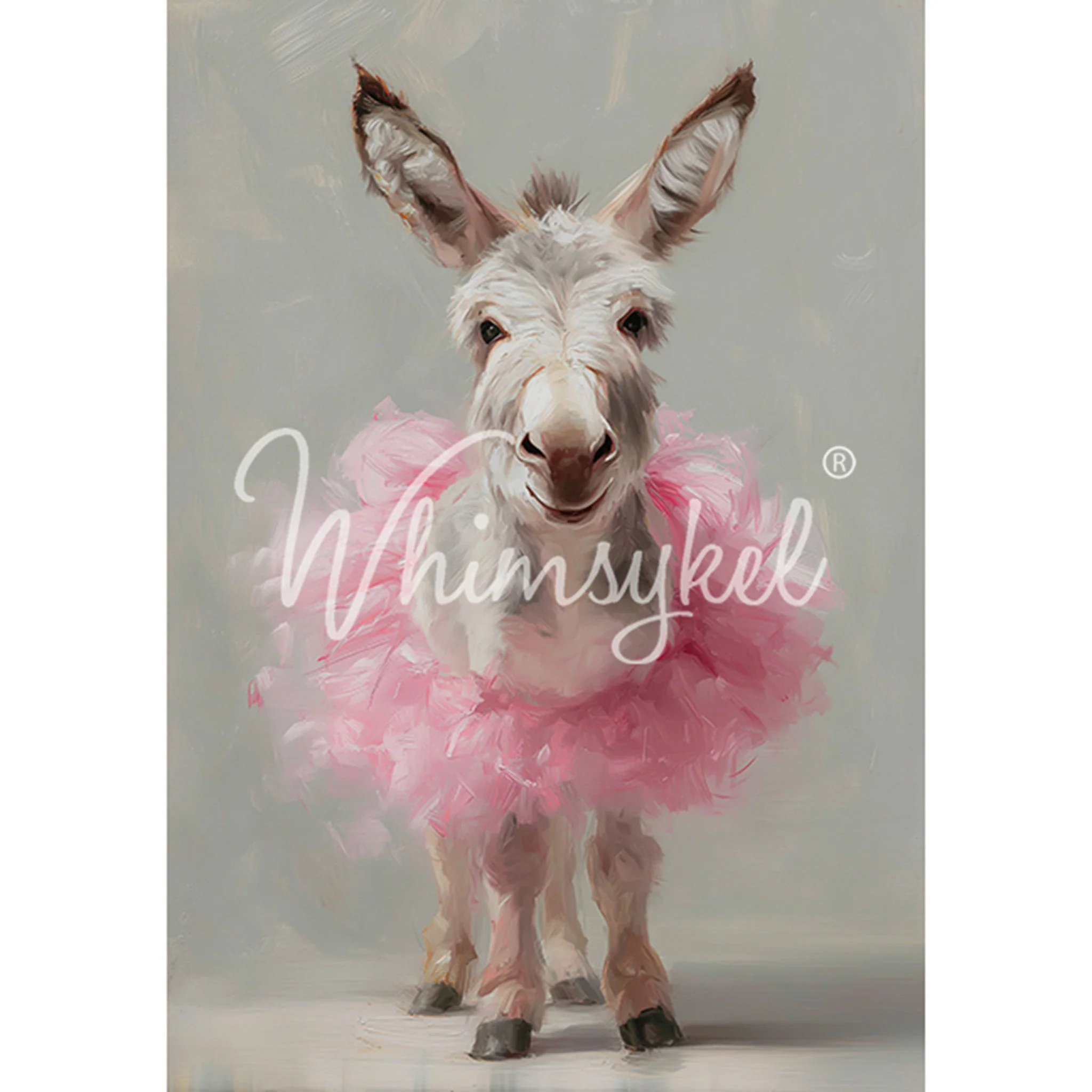 Whimsykel - Donkey Dance Decoupage Paper (21x29 Size) - Image 3