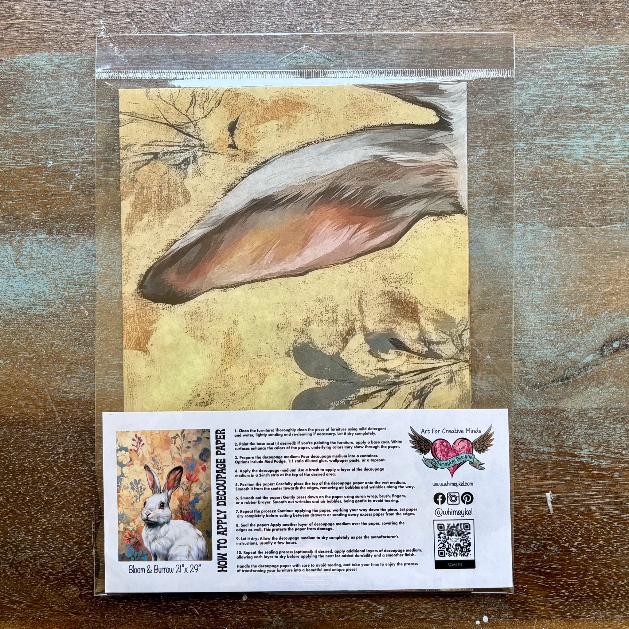 Whimsykel - Bloom & Burrow Decoupage Paper (21x29 Size) - Image 3