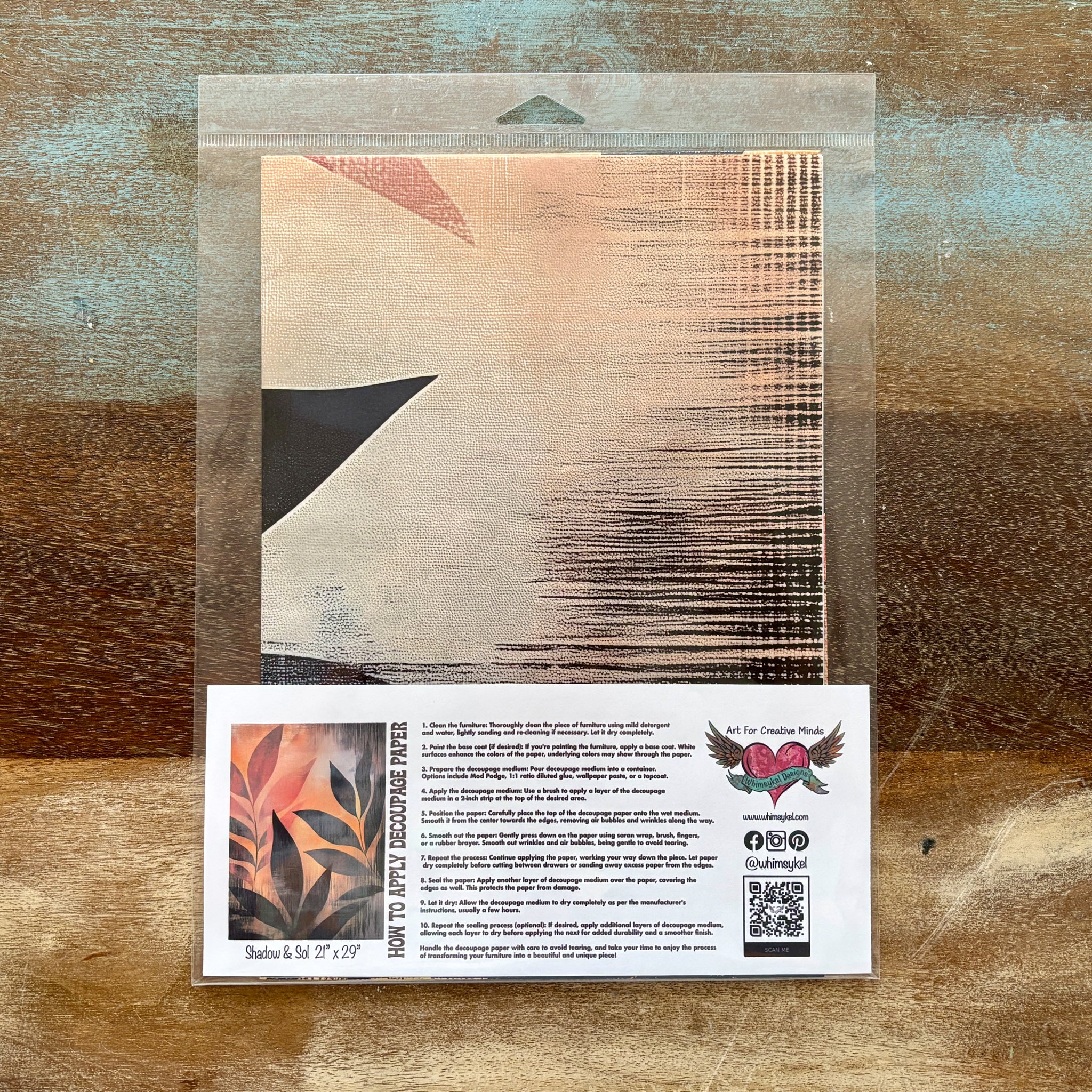 Whimsykel - Shadow and Sol Decoupage Paper (21x29 Size) - Image 4