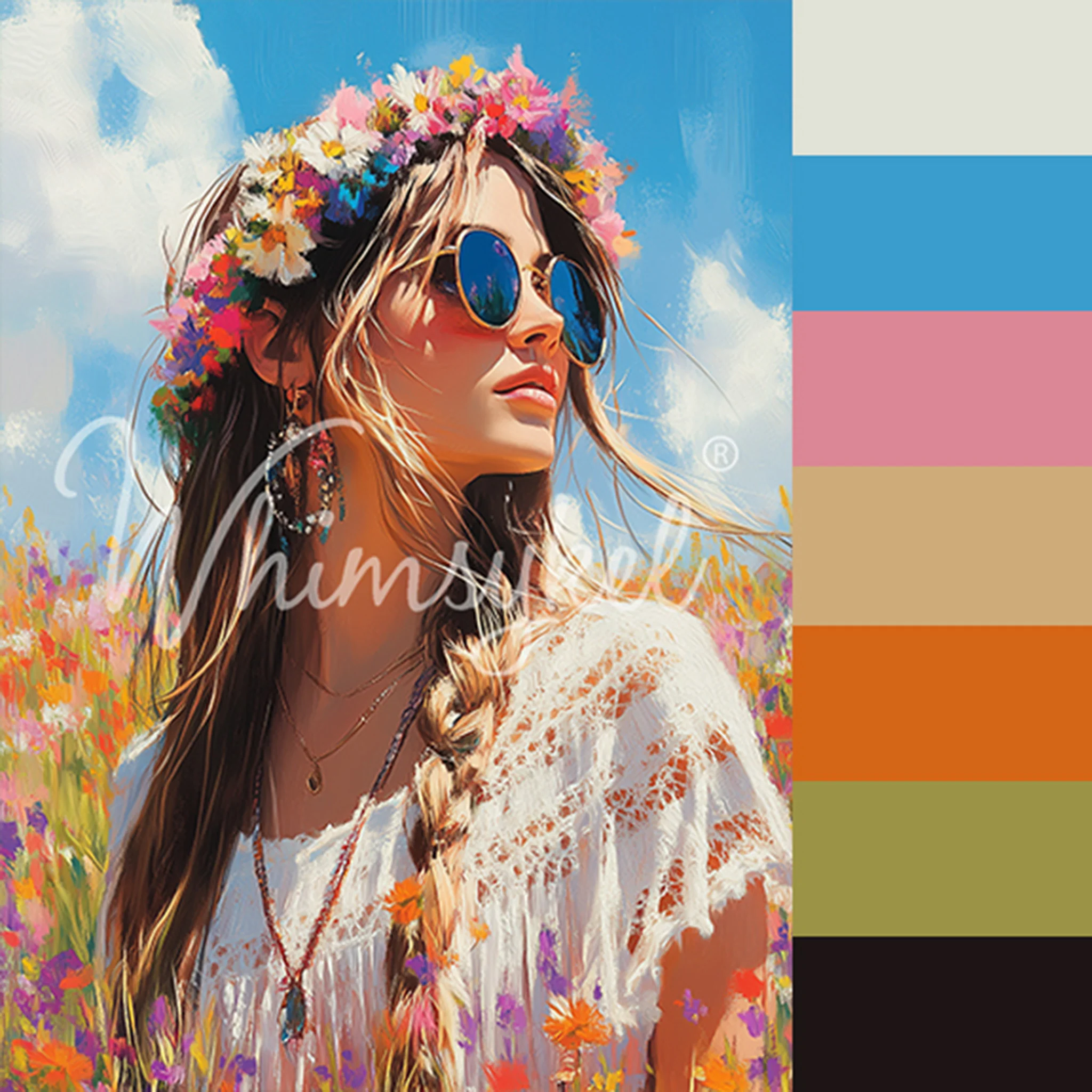 Whimsykel - Wanderlust Decoupage Paper (21x29 Size) - Image 4