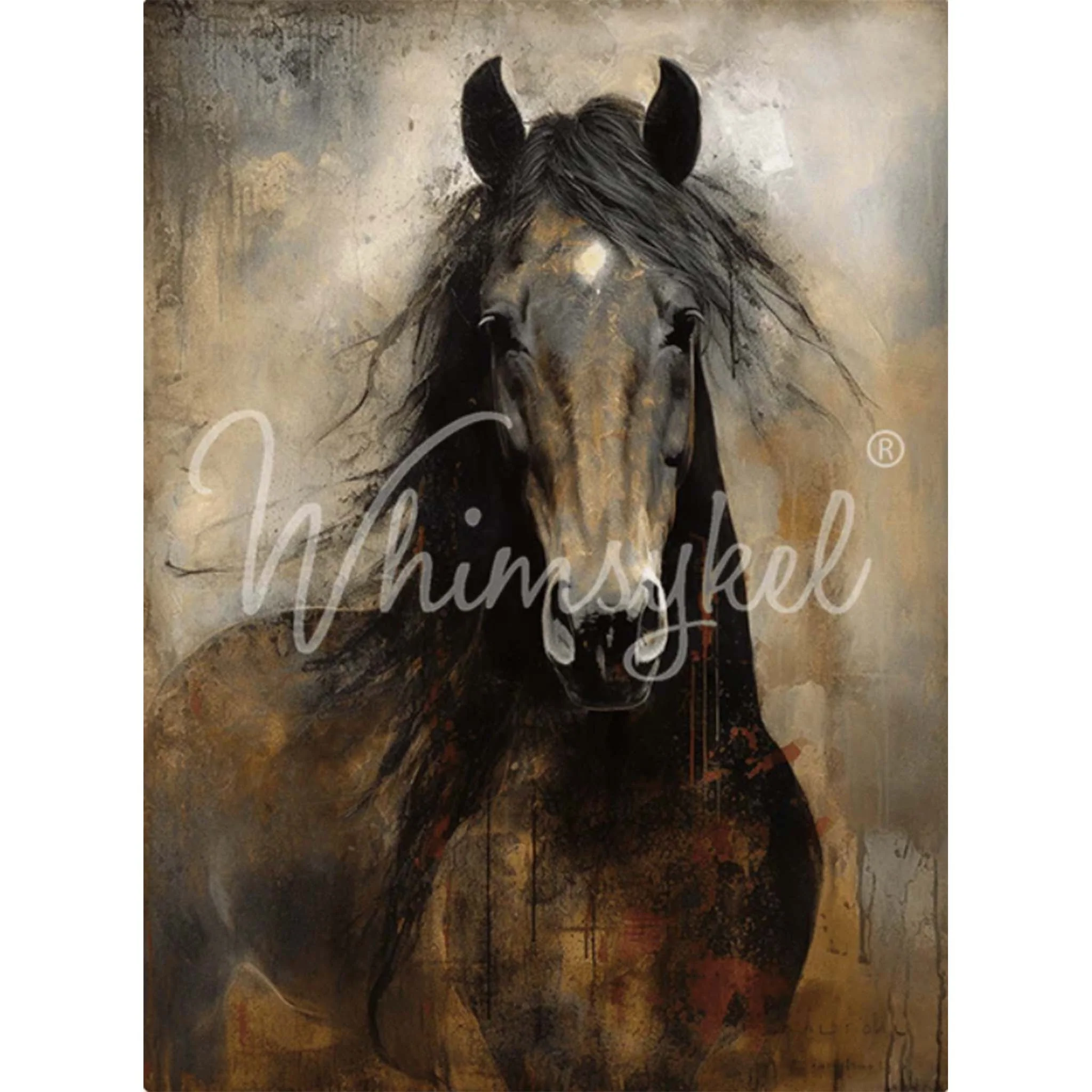 Whimsykel - Heart Horse Decoupage Paper (21x29) - Image 3