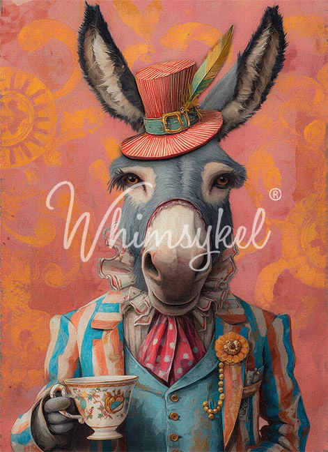 Whimsykel - Time for Tea Decoupage Paper (21x29 Size) - Image 3